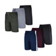 Men's Assorted Fleece Casual Lounge Shorts with Pockets (6-Pack) product