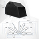 Outdoor Motorcycle Shelter Waterproof Motorbike Storage Tent with Cover product