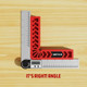 12-Piece 90 Degree Right Angle Positioning Squares product