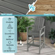 Outdoor HDPE Bar-Height Patio Chair  product