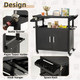 Outdoor Grill Cart with Storage Cabinet product