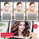 Travel Makeup Bag with Adjustable Dividers & LED Mirror product
