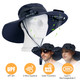 LakeForest® Wide Brim Fishing Hat with Solar Fans product