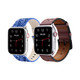 Waloo Bling and Breathable Leather Bands For Apple Watch  (2-Pack)  product