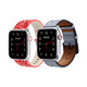 Waloo Bling and Breathable Leather Bands For Apple Watch  (2-Pack)  product