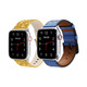 Waloo Bling and Breathable Leather Bands For Apple Watch  (2-Pack)  product