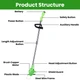 iGardenPro Rechargeable Grass Trimmer (12 or 24-Volt) product