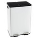 16-Gallon Dual Step Stainless Steel Trash and Recycle Bin product