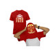 Men's Football Game Face Skull with Helmet Graphic Flip T-Shirt product