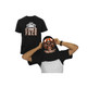 Men's Football Game Face Skull with Helmet Graphic Flip T-Shirt product