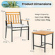 3-Piece Outdoor Furniture Set with Coffee Table  product