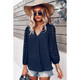 Women's Dotted Sleeves V-Neck Blouse product