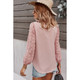Women's Dotted Sleeves V-Neck Blouse product