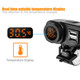 Weatherproof Motorcycle Dual USB Voltmeter Charger with Handlebar Clamp Power Adapter product