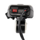 Weatherproof Motorcycle Dual USB Voltmeter Charger with Handlebar Clamp Power Adapter product