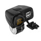 Weatherproof Motorcycle Dual USB Voltmeter Charger with Handlebar Clamp Power Adapter product