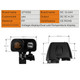 Weatherproof Motorcycle Dual USB Voltmeter Charger with Handlebar Clamp Power Adapter product