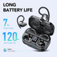 Wireless Earbuds V5.3 Bluetooth 120H Playtime Mini IPX7 Waterproof Deep Bass Over-Ear Earphones for Running Sports-Black product