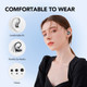 Wireless Earbuds V5.3 Bluetooth 120H Playtime Mini IPX7 Waterproof Deep Bass Over-Ear Earphones for Running Sports-Black product