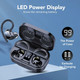 Wireless Earbuds V5.3 Bluetooth 120H Playtime Mini IPX7 Waterproof Deep Bass Over-Ear Earphones for Running Sports-Black product