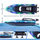 Remote Control Boat with LED Lights, Pool and Lake RC Boats for Kids Ages 8-12, 2.4GHZ Remote Control Boat product