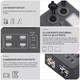 Portable Power Socket Box 12-24V Quick Charger Control Hub for RV SUV Boat Camping product