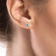1-Carat Lab Created Diamond Stud Earrings in 14 Karat Gold product