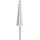 Goplus 9.5 ft Patio Rope Pulley Wooden Umbrella product