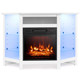 Fireplace Corner TV Stand with LED Lights & Smart APP Control for 50-Inch TVs product