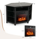 Fireplace Corner TV Stand with LED Lights & Smart APP Control for 50-Inch TVs product