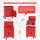 Rolling Tool Chest Organizer with Wheels product
