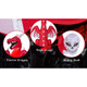 8-Foot Halloween Inflatable Blow-up Red Dragon with Skull product
