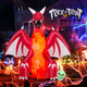 8-Foot Halloween Inflatable Blow-up Red Dragon with Skull product
