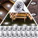 Outdoor Waterproof Solar 8-LED Pathway Light (16-Pack) product