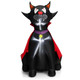 4.7-Foot Halloween Inflatable Vampire Cat with Red Cloak product