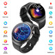 Smartwatch 1.55 Inch Screen with SOS Call Fall Detection and ECG Body Monitoring Sports Activity Tracker Brown leather strap product