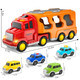 Construction Toddler Truck Toys for Age 3+ Boys,5-in-1 Cartoon Car Toy TruckToy for Toddlers,Truck Toys for Kids,Christmas Birthday Gifts for Girls Age 3+ product