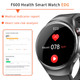 Smartwatch 1.55 Inch Screen with SOS Call Fall Detection and ECG Body Monitoring Sports Activity Tracker Black leather strap product