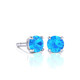 1/2-Carat Gemstone Stud Earrings in Sterling Silver product