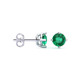 1/2-Carat Gemstone Stud Earrings in Sterling Silver product