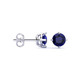 1/2-Carat Gemstone Stud Earrings in Sterling Silver product
