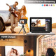 4K Digital Camera for Photography Dual 64MP 16X Digital Zoom Autofocus Vlogging 2.8" Screen Compact Travel Camera with 32GB SD Card,Anti-Shake,Flash product
