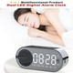 Portable Wireless Bluetooth Speakers 4 in 1 Multifunctional Soundbox Alarm Clock Mini FM Radio Mirror 4 Hours Playtime Handsfree,Ambient LED Light product
