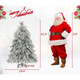 4.5/6/7-Foot Pre-Lit Snow Flocked Christmas Tree with Warm White LED Lights product