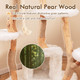 66-Inch-Tall Solid Wood Modern Cat Tree Tower with Perch product
