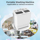Portable Twin-Tub Compact Washing Machine  product