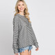 Women's Inside-Out-Stitch Stripe Sweater product