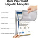 8.5 x 11-Inch Double-Sided Magnetic Sign Holder Windows Display (6-Pack) product