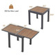 31.5-63-Inch Extendable Patio Table for 4-6 People product