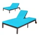 Adjustable 2-Person Rattan Chaise Lounge Chair product